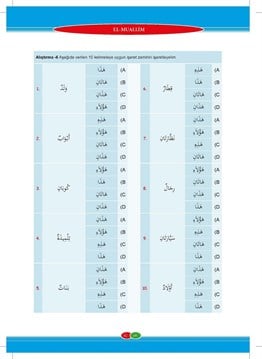 Arapça Kurs Kitabı EL MUALLİM